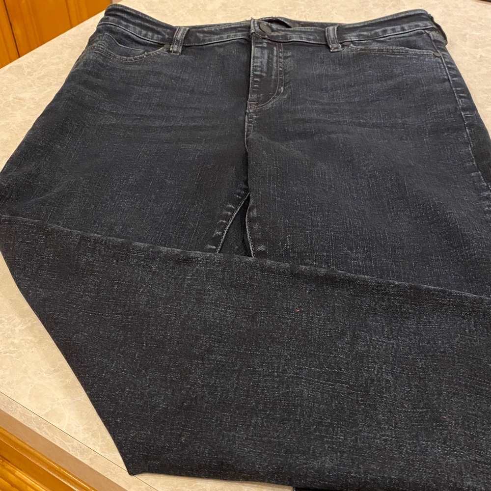 Perfect dark blue high rise jeans